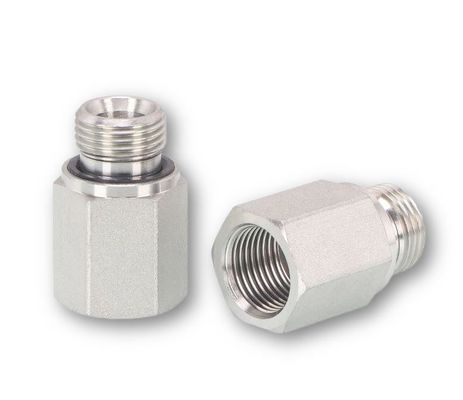 Fittings de tubos hidráulicos de acero inoxidable 5b-Wd Bsp macho con sello cautivado