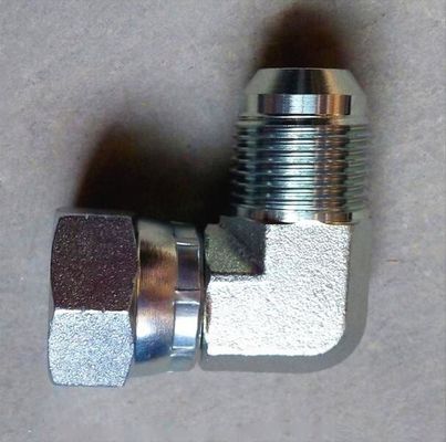 1C9 1D9 DIN Tipo de mordedura Accesorios de tubos de 90 grados Codo Alta presión válvula de bola adaptador hidráulico