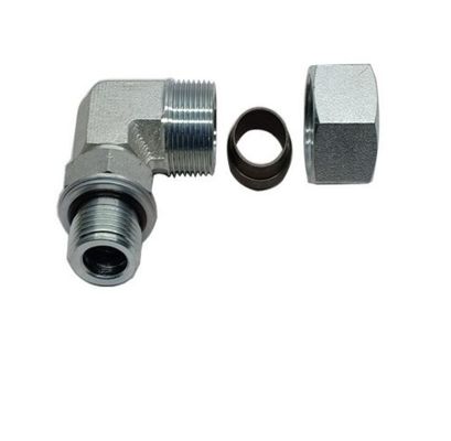 Adaptadores de anillo O con cabeza redonda de hoja galvanizada 90 Codo Bsp con excelente durabilidad