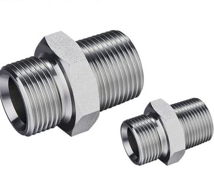SAE Acero de carbono de alta presión macho de anillo O, sello de cara Unión de adaptación hidráulica