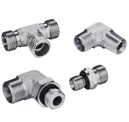 90 grados de codo de tubería accesorios métricos masculino adaptador de manguera hidráulica 1 pieza Min.Order