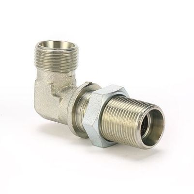 6c Cuello hidráulico Adaptador de manguera de mampara métrica Jic Accesorios hidráulicos Solicitud de muestra
