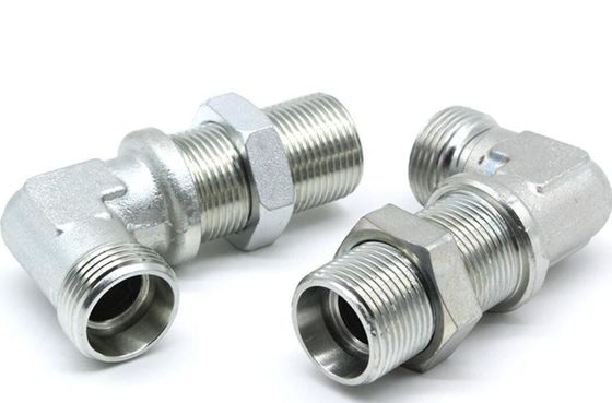 Líneas de tubería Conectar lámina galvanizada Métrico macho 90 grados Codo Adaptador de manguera ajuste 6c9 6D9