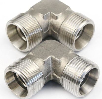 1C9 1D9 Conexión masculina Adaptadores de manguera reutilizables Codo para tubo de la serie de luz métrica