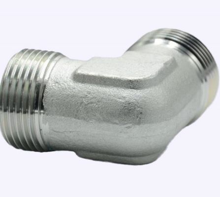 Accesorios conjuntos de combinación 1cg9 tubo 90 grados Codo Bsp Accesorios masculinos Adaptador hidráulico