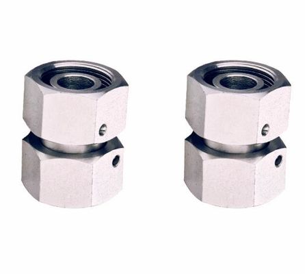 Acero de carbono de plata de acero inoxidable DIN enhebrados de enchufes Accesorios hidráulicos con muestras