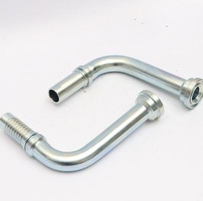 Flanca de manguera hidráulica SAE de alta temperatura 87391-12-12 con manguera de ajuste de 3000 psi