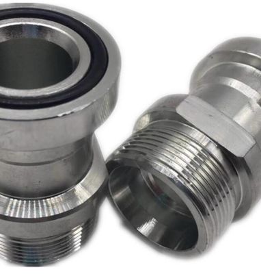 Acero inoxidable Fittings de mangueras hidráulicas de mangueras de conector de adaptador Fittings de tuberías de conexión de bridas 1CFL