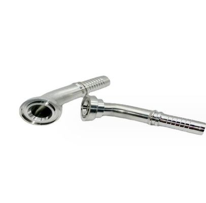 Conector de acero inoxidable de la serie de bridas para hidráulica con manguera de una pieza 87641