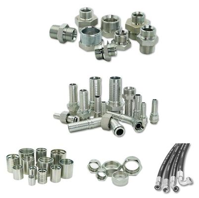OEM de acero inoxidable tubo hidráulico duradero ajuste de manguera hidráulica ajuste de ensamblaje Ferrule Nut