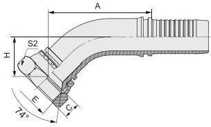 Fittings de tuberías hidráulicas de acero al carbono inoxidable Ferrule para Jic Standard Galvanized Sheet