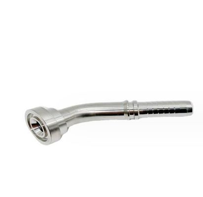 Cuadros de brida de manguera hidráulica de acero inoxidable de 1/4 &quot; 6000 Psi 45 Codo