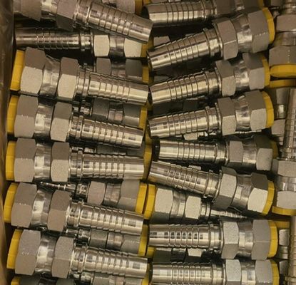 Jic Bsp Métrico SAE Parker Fitting de manguera de brida estándar con hidráulico