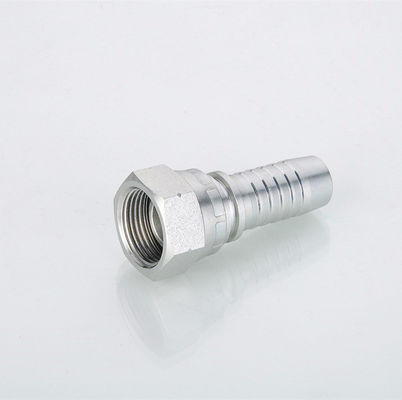 Acero inoxidable 3/4 cucharadas Codo manguera hidráulica giratoria métrica cono de 90 grados