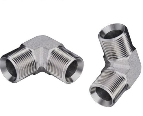 SAE Hilados masculinos Accesorios hidráulicos de codo 1b9 de acero al carbono para sistemas hidráulicos duraderos
