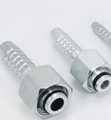 Capa galvanizada Accesorios de adaptadores hidráulicos Conector Nptf Hombre Nptf Mujer roscado 20411