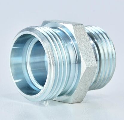 Conexión masculina estándar métrica de tubos hidráulicos de tubos giratorios rectos 1CM-WD. 1DM-WD