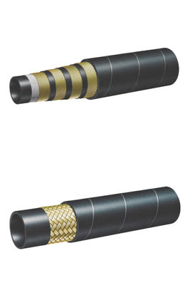 Capacidad de la industria Hidráulica de un solo cable de acero trenzado manguera de aceite de caucho En8531t/DIN200221sn