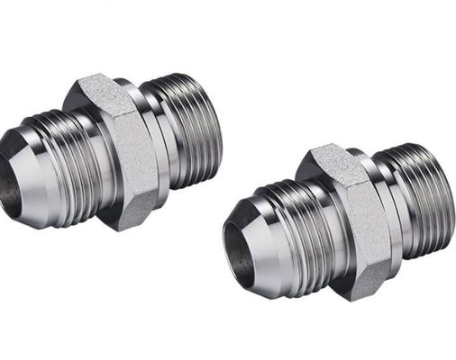 Hexagonal de acero inoxidable recta Jic37 grados a Nptf extremo del hilo hidráulico de transición