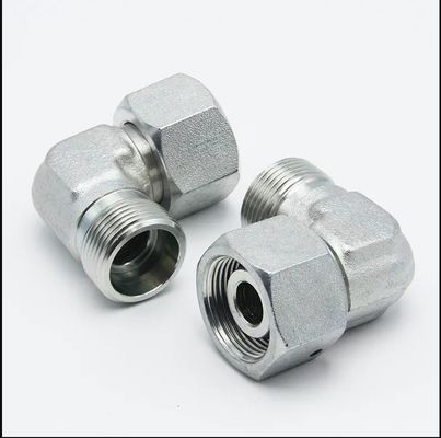 Líneas de tubería Conectar Parker 90 grados Reducción del codo Adaptador de tubo con tuerca giratoria Pesado 6S-38S Accesorio hidráulico soldado