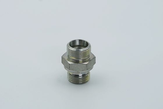 GB estándar BSPP Jic Ors Orfs métrico SAE Acero al carbono Acero inoxidable Adaptador hidráulico