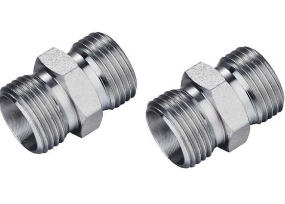 Acero de carbono mediano de manguera hidráulica de adaptación recta