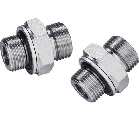 Fittings de tubos OEM DIN Bsp extremos de hilo con sellado de anillo O 1cg adaptador hidráulico