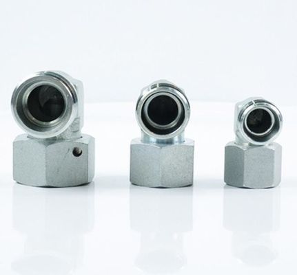 2c9 Accesorios hidráulicos Venta al por mayor de acero inoxidable Adaptador de codo de 90 grados giratorios masculinos