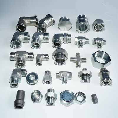 6c Cuello hidráulico Adaptador de manguera de mampara métrica Jic Accesorios hidráulicos Solicitud de muestra