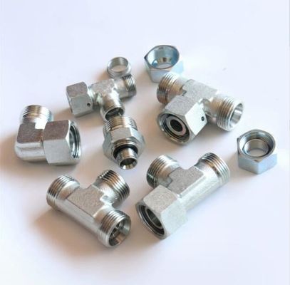 Accesorios para manguera de teón Jic Bsp NPT BSPT Accesorios hidráulicos de extremo de manguera para conexión femenina