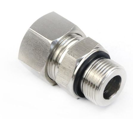 Adaptadores hidráulicos de conexión masculina 1cm-Wd DIN Tipo de mordedura de hilo métrico con sello cautivado