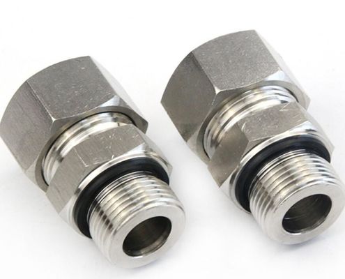 Adaptadores hidráulicos de conexión masculina 1cm-Wd DIN Tipo de mordedura de hilo métrico con sello cautivado