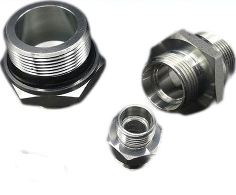 1cm-Wd 1dm-Wd DIN Tipo de mordedura de hilo métrico Accesorios hidráulicos con adaptador de sello cautivado