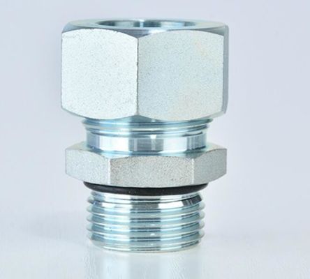 Adaptador de accesorios métricos de rosca con sello cautivado