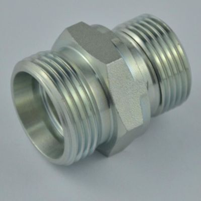 Adaptador hidráulico métrico de lámina galvanizada para accesorios estadounidenses