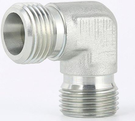 Conector de rosca métrico hidráulico de 90 grados para una larga vida útil