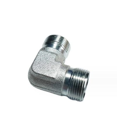 Acero al carbono estándar SAE Accesorios hidráulicos de codo 1c9 1d9 hilos masculinos larga vida útil
