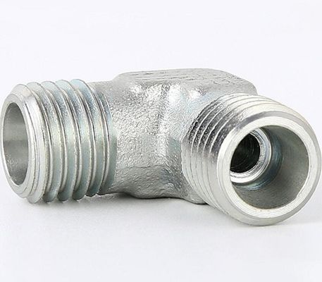 1C9 1D9 Conector hidráulico articulación hidráulica de 90 grados con cabeza redonda