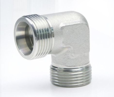 1C9 1D9 Conector hidráulico articulación hidráulica de 90 grados con cabeza redonda