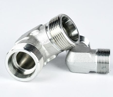 1C9 1D9 Conector hidráulico articulación hidráulica de 90 grados con cabeza redonda