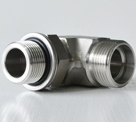 Líneas de tuberías de conexión Acero de carbono Accesorios hidráulicos Codo ajustable OEM aceptado 1CG9
