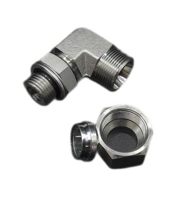 DIN estándar masculino codo de la manguera hidráulica accesorios 1cg9 acero al carbono adaptador de 90 grados
