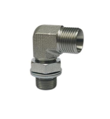 1cg9 Adaptador hidráulico de codo masculino de 90 grados Accesorios hidráulicos de codo con sellado de goma