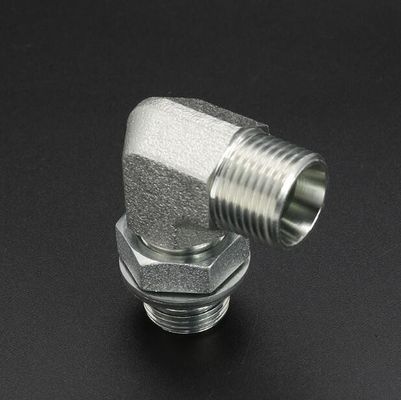 Líneas de tubería Conectar 90 grados Codo Accesorios hidráulicos Adaptadores con tipo de cabeza redonda