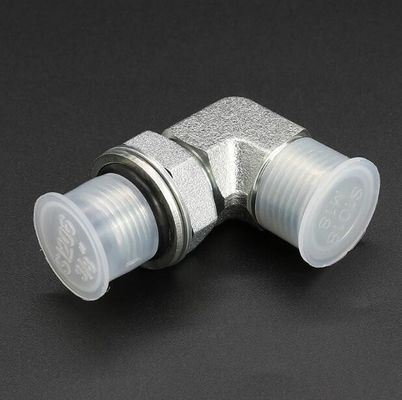 2024 Adjustable Bsp Hombre 90 grados Codo Accesorios hidráulicos Adaptadores para líneas de tubería Conectar