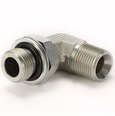 Sello de cara de anillo O de acero inoxidable 90 grados Unión 3/8 Codo ajustado Tamaño personalizado