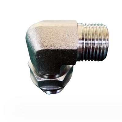 Líneas de tubería de conexión masculina Conectar manguera de goma hidráulica ajuste adaptador de unión encorvado