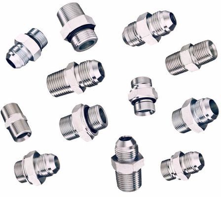 H. T a BSPT Adaptador de manguera hidráulica masculina para líneas de tubería