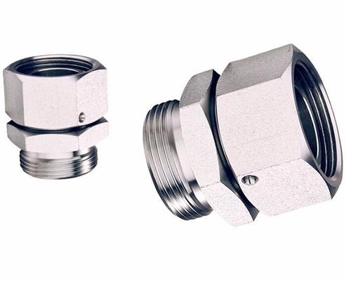 Líneas de tubería OEM DIN Métrico Femenino 24 grados Cone O-Anillo de sellado con tipo de cabeza hexagonal