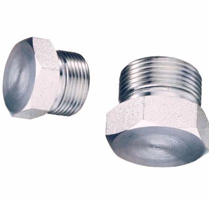 Unidad hexagonal de hilo exterior de acero inoxidable con enchufe de hilo cónico estadounidense